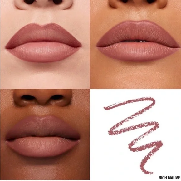 ✅Makeup By Mario Lip Kit Rosewood lip serum Mauve Liner NIB - Picture 4 of 5
